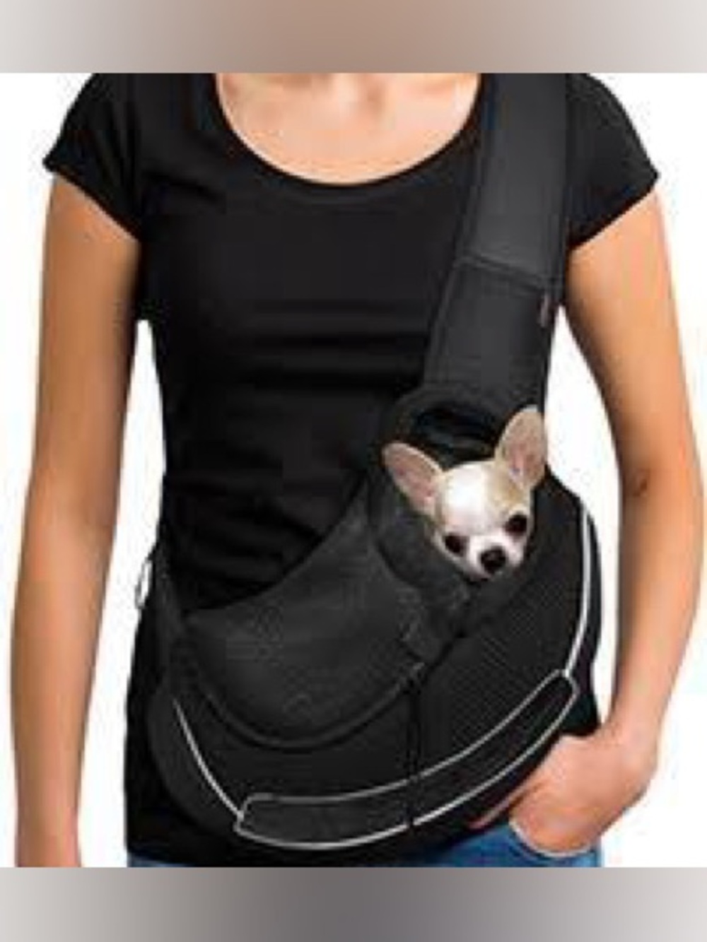 Amazon Black Pet Sling Carrier